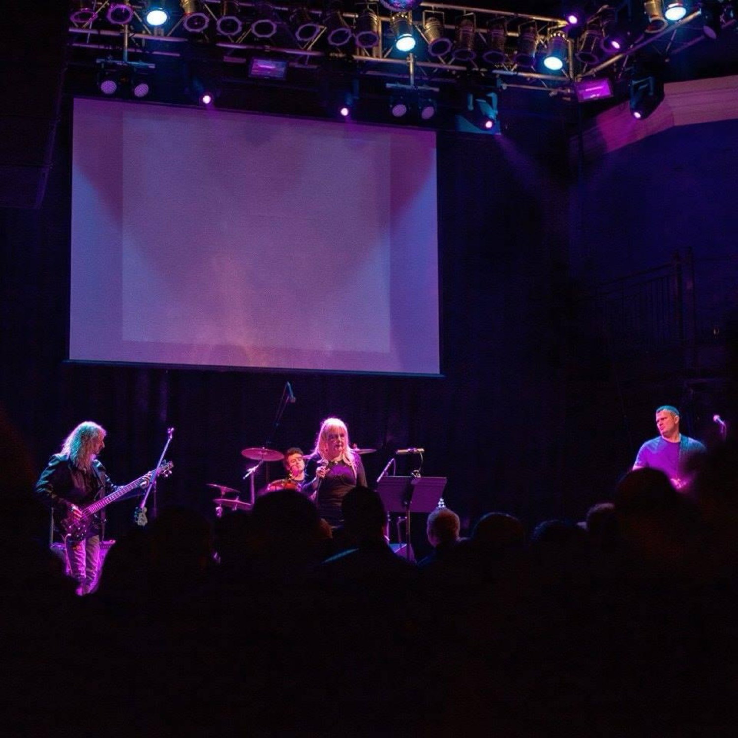 Live on stage