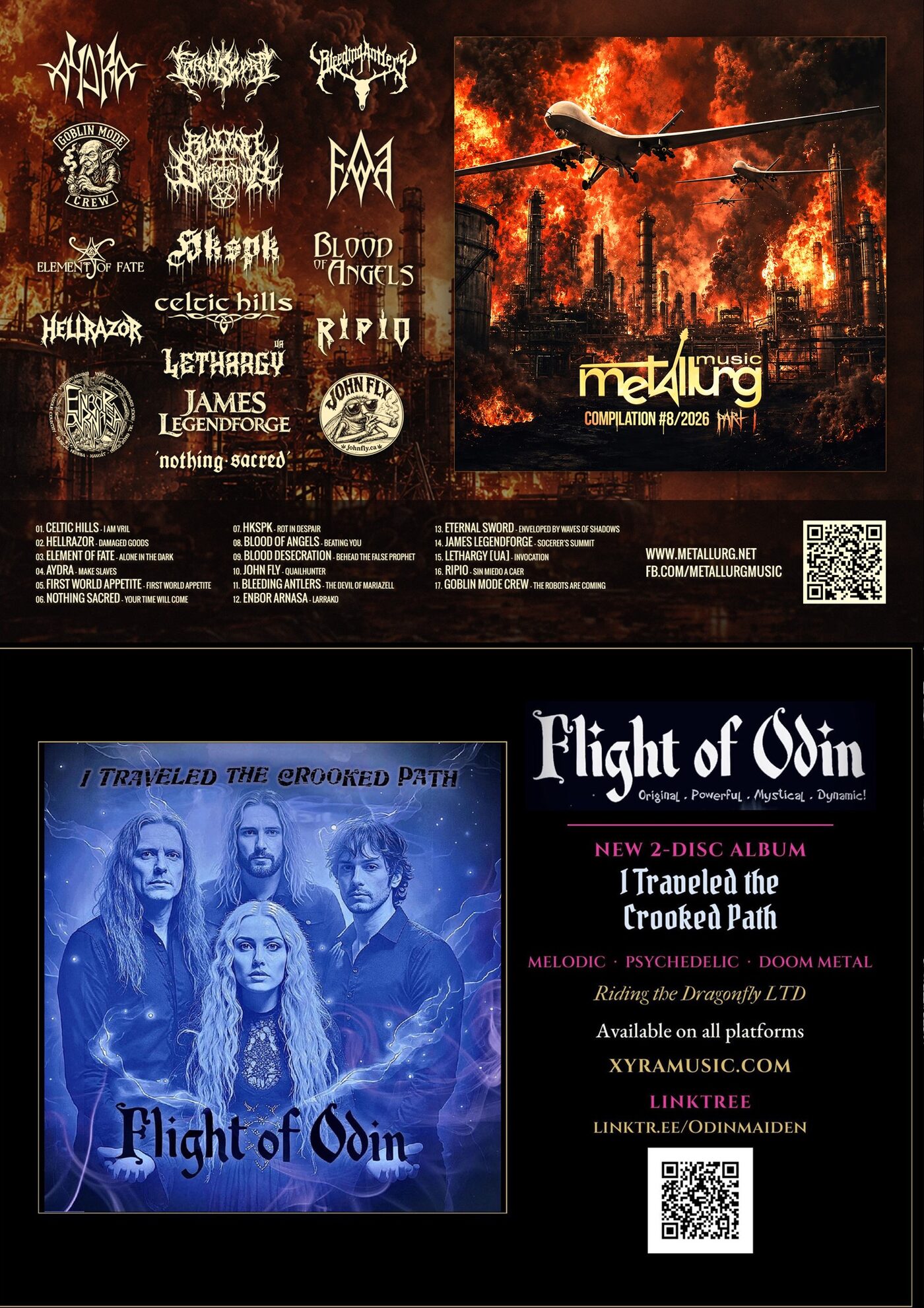 Metallurg Music Magazine No. 8 and Flight of Odin
